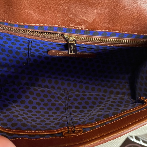 Rebecca Minkoff Swing Chain Shoulder Pink and Brown Leather Woven Bag - Picture 9 of 13